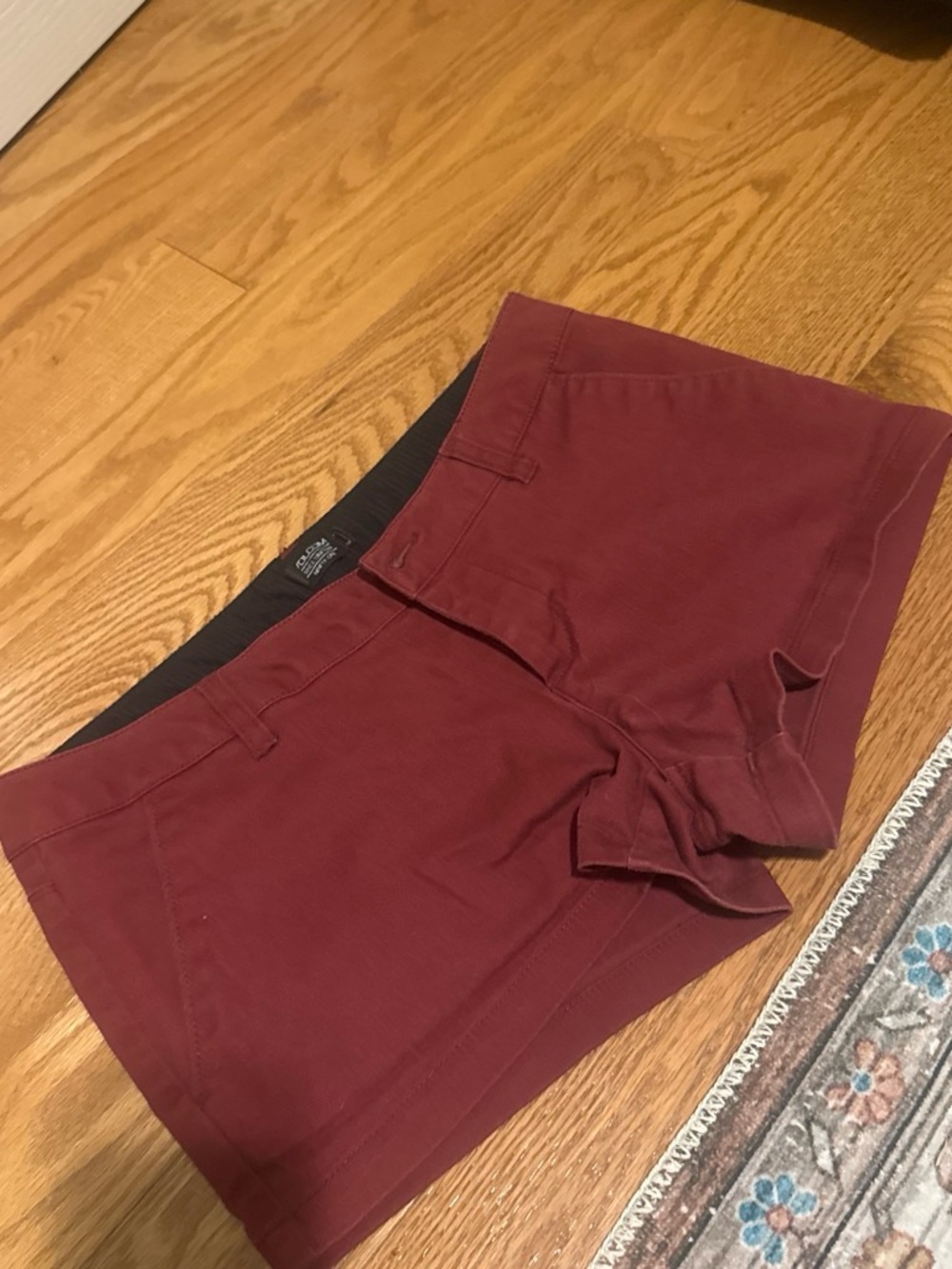 Women's Volcom Maroon Stretch Shorts